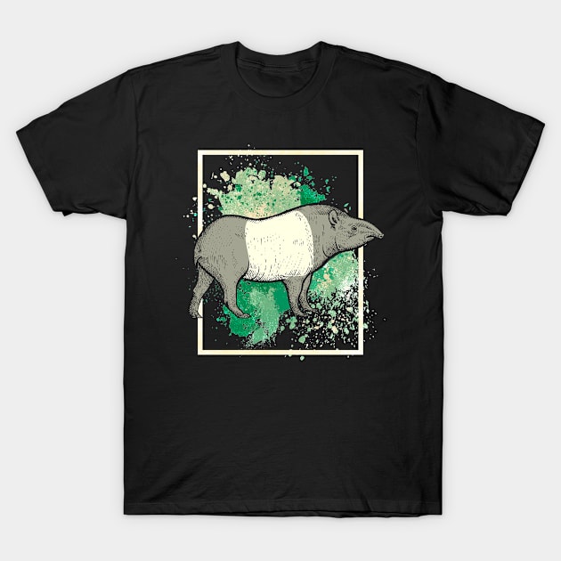 Malayan Tapir T-Shirt by Mila46